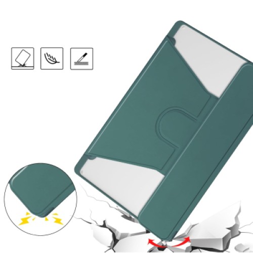 Чехол для планшета BeCover 360° Rotatable + Keyboard Samsung Tab S6 Lite (2024) 10.4" P620/P625/P627 Dark Green (712589)