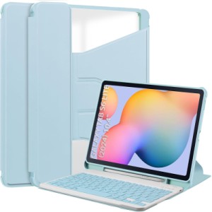 Чехол для планшета BeCover 360° Rotatable + Keyboard Samsung Tab S6 Lite (2024) 10.4" P620/P625/P627 Light Blue (712590)