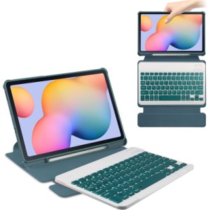 Чехол для планшета BeCover 360° Rotatable + Keyboard Samsung Tab S6 Lite 10.4 P610/P613/P615/P619 Dark Green (712406)