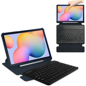 Чехол для планшета BeCover 360° Rotatable + Keyboard Samsung Tab S6 Lite 10.4 P610/P613/P615/P619 Deep Blue (712405)