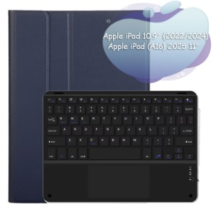 Чохол до планшета BeCover Keyboard+TouchPad Apple iPad 10.9" 2022 Deep Blue (712376)
