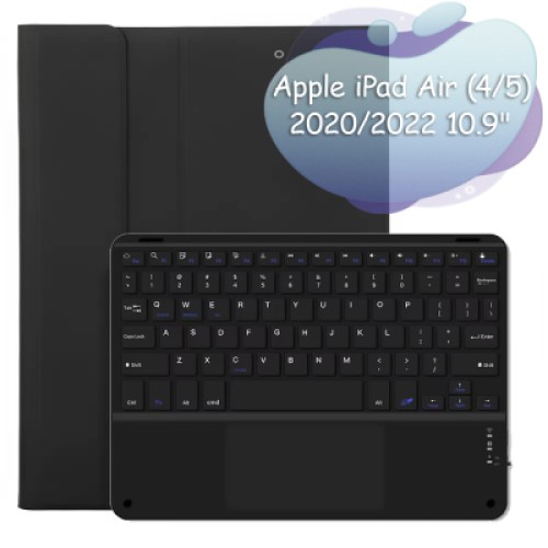 Чехол для планшета BeCover Keyboard+TouchPad Apple iPad Air (4/5) 2020/2022 10.9" Black (712369)