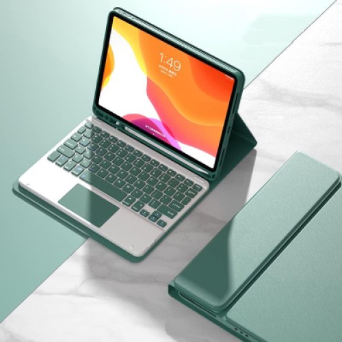 Чехол для планшета BeCover Keyboard+TouchPad Apple iPad Air (4/5) 2020/2022 10.9" Dark Green (712371)