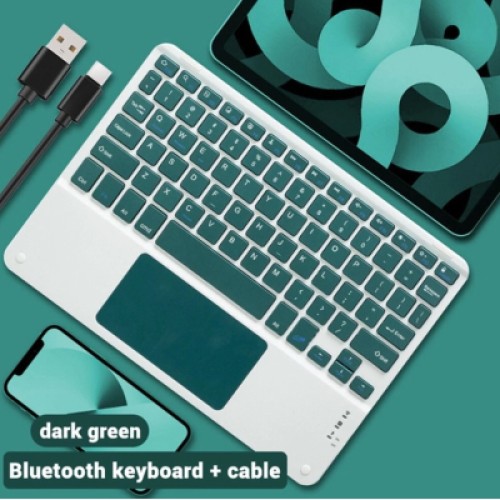 Чехол для планшета BeCover Keyboard+TouchPad Apple iPad Air (4/5) 2020/2022 10.9" Dark Green (712371)