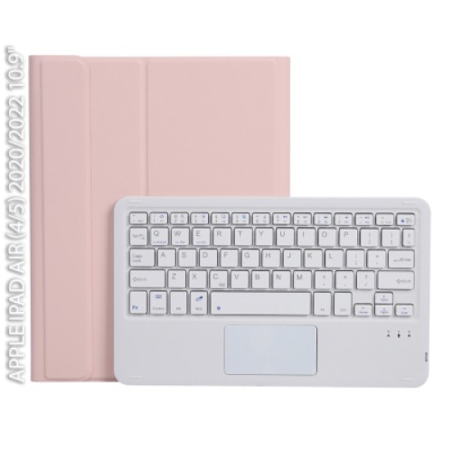 Чехол для планшета BeCover Keyboard+TouchPad Apple iPad Air (4/5) 2020/2022 10.9" Pink (712373)