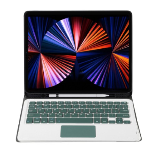 Чехол для планшета BeCover Keyboard+TouchPad Apple iPad Pro 12.9 2018/2021/2022 Dark Green (712383)