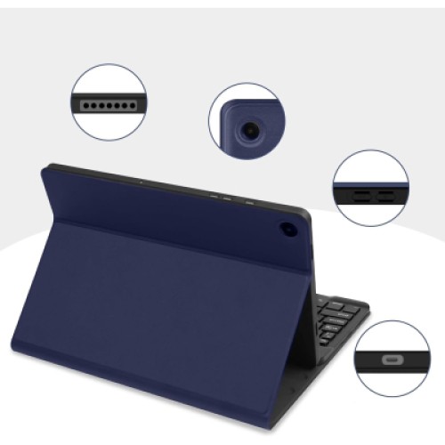 Чехол для планшета BeCover Keyboard Samsung Tab A9 SM-X115 8.7" Deep Blue (712356)