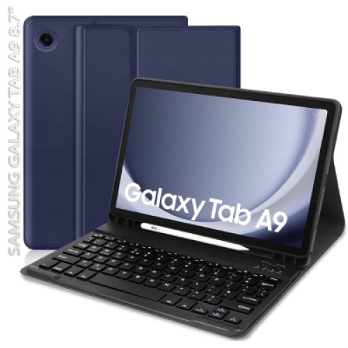 Чехол для планшета BeCover Keyboard Samsung Tab A9 SM-X115 8.7" Deep Blue (712356)