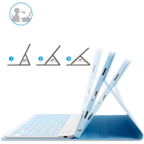 Чехол для планшета BeCover Keyboard Samsung Tab A9 SM-X115 8.7" Light Blue (712358)