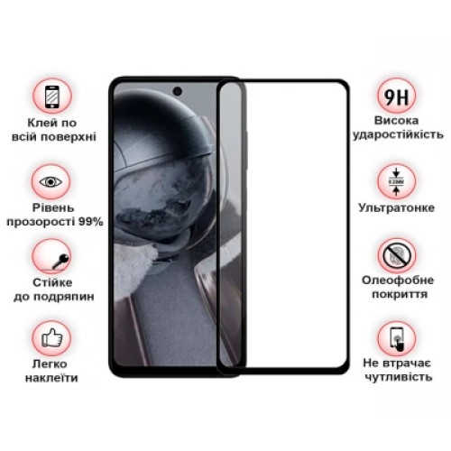 Стекло защитное BeCover Poco F6 Pro Black (712585)