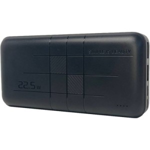 Батарея универсальная XO 20000mAh, PD/20W, QC3.0/22.5W, Input(Type-C,MicroUSB), Output(2*USB,Type-C), Black (PR188_Black)