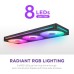 Кулер для корпуса NZXT F360 RGB Core Fan (Single Frame) - Black (RF-U36HF-B1)