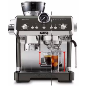 Рожковая кофеварка эспрессо DeLonghi EC 9555 BK