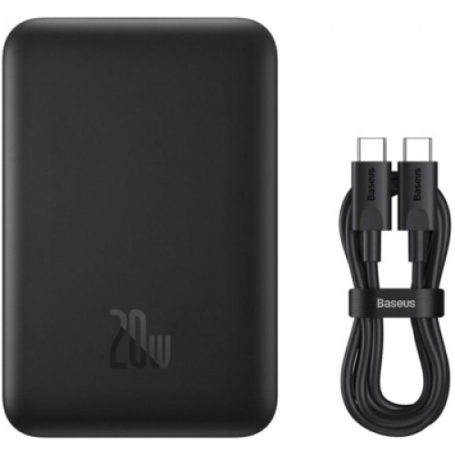 Батарея универсальная Baseus Wireless Magnetic Mini 10000mAh 20W, Black (PPCX030001\PPCXM10) (P10022100112-00)