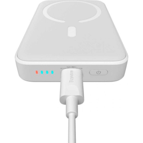 Батарея универсальная Baseus Wireless Magnetic Mini 10000mAh 20W, White (PPCX030002\PPCXM10) (P10022100212-00)