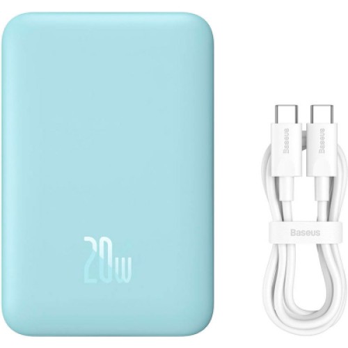Батарея универсальная Baseus Wireless Magnetic Mini 10000mAh 20W, Blue (PPCX030003\PPCXM10) (P10022100312-00)