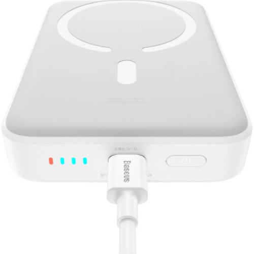 Батарея универсальная Baseus Magnetic Mini 10000mAh 30W, White (PPCX110002\PPCXM1030) (P10022105212-01)