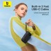 Батарея универсальная Baseus QPow2 20000mAh 30W, with 2*Type-C Cable, Black (P10055009113-00)