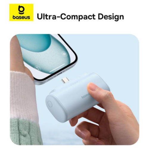 Батарея универсальная Baseus Compact 4900mAh 20W Type-C, White (PPWC05T) (P10068302212-00)