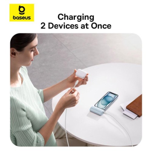 Батарея универсальная Baseus Compact 4900mAh 20W Type-C, White (PPWC05T) (P10068302212-00)