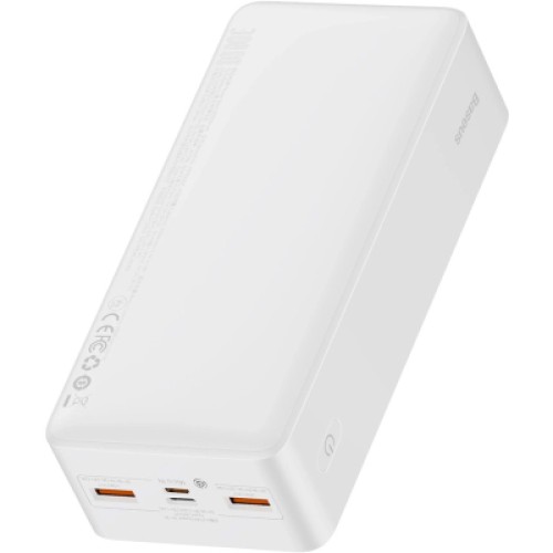 Батарея универсальная Baseus Bipow Overseas 30000mAh 20W, White (PPBD050402)