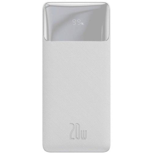 Батарея универсальная Baseus Bipow Overseas 30000mAh 20W, White (PPBD050402)