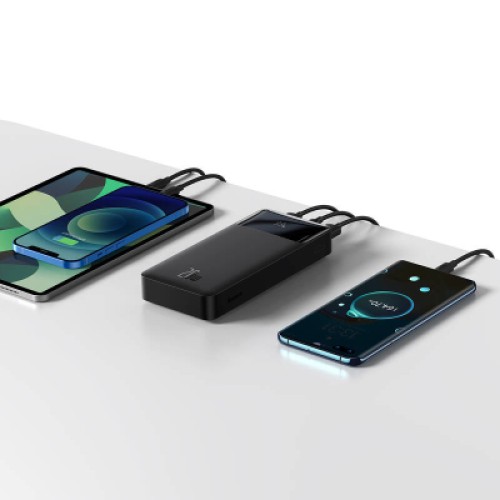Батарея универсальная Baseus Bipow Digital Display 20000mAh 20W, Black (PPDML-M01) (PPBD050501)