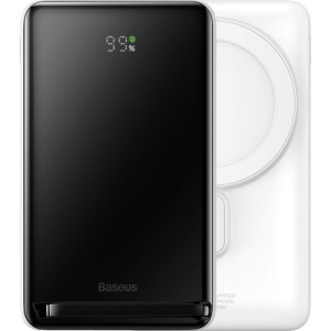 Батарея универсальная Baseus Magnetic Bracket 10000mAh 20W, White (PPCXZ10) (PPCX000002)