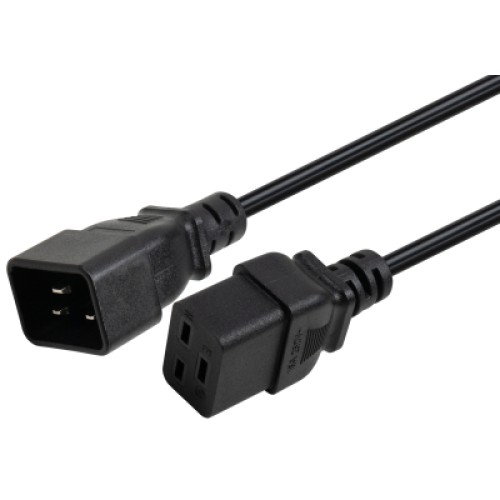 Кабель питания C19 to C20 1.8m 1.5mm2 Rezone (RZPC-19201815)