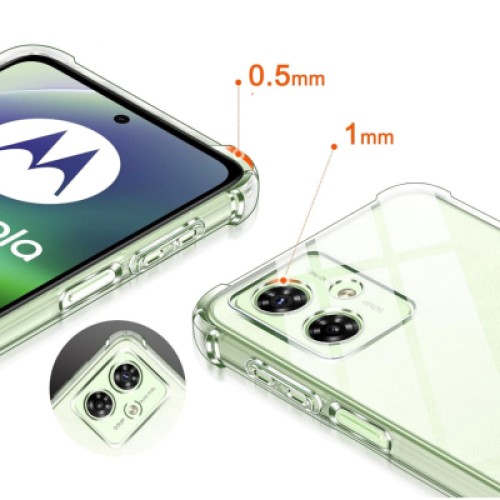 Чехол для мобильного телефона BeCover Anti-Shock Motorola Moto G55 Clear (712780)