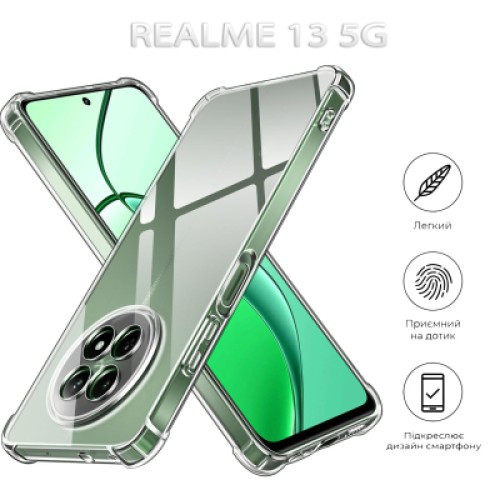 Чехол для мобильного телефона BeCover Anti-Shock Realme 13 5G Clear (712789)