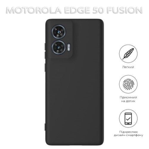 Чехол для мобильного телефона BeCover Motorola Edge 50 Fusion Black (712742)