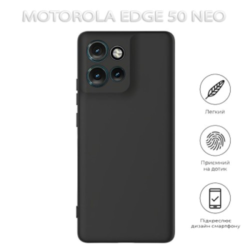 Чехол для мобильного телефона BeCover Motorola Edge 50 Neo Black (712744)