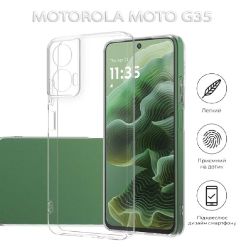 Чехол для мобильного телефона BeCover Motorola Moto G35 Transparancy (712747)