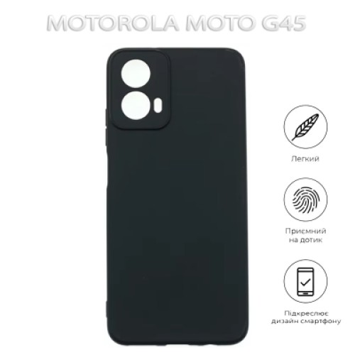 Чехол для мобильного телефона BeCover Motorola Moto G45 Black (712748)