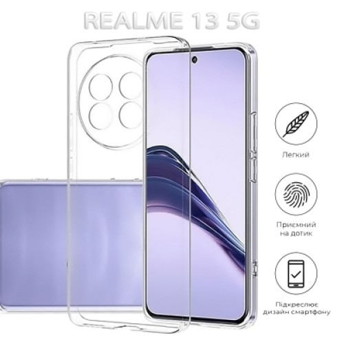 Чехол для мобильного телефона BeCover Realme 13 5G Transparancy (712764)