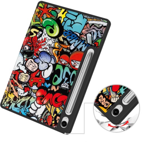 Чехол для планшета BeCover Flexible TPU Mate Samsung Tab S9 (SM-X710/SM-X716)/S9 FE (SM-X510/SM-X516B) 11.0" Graffiti (712534)