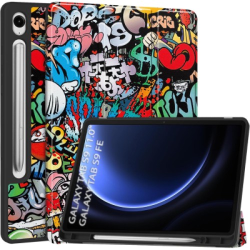 Чехол для планшета BeCover Flexible TPU Mate Samsung Tab S9 (SM-X710/SM-X716)/S9 FE (SM-X510/SM-X516B) 11.0" Graffiti (712534)
