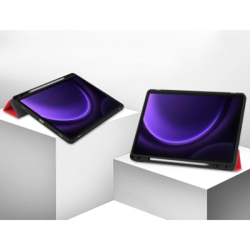 Чехол для планшета BeCover Flexible TPU Mate Samsung Tab S9 (SM-X710/SM-X716)/S9 FE (SM-X510/SM-X516B) 11.0" Red (712531)