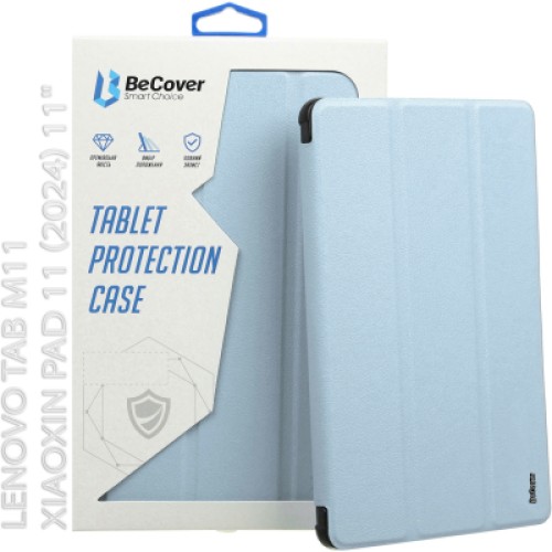 Чехол для планшета BeCover Soft Edge Lenovo Tab M11 (2024) TB-TB330FU/Xiaoxin Pad 11 (2024) 11" Light Blue (712542)
