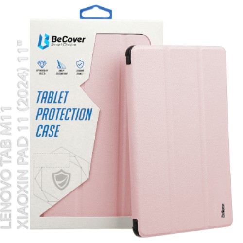 Чехол для планшета BeCover Soft Edge Lenovo Tab M11 (2024) TB-TB330FU/Xiaoxin Pad 11 (2024) 11" Pink (712543)