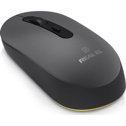 Мышка REAL-EL RM-470W Wireless/Bluetooth Dark Gray (EL123200049)