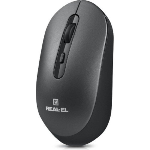 Мышка REAL-EL RM-470W Wireless/Bluetooth Dark Gray (EL123200049)