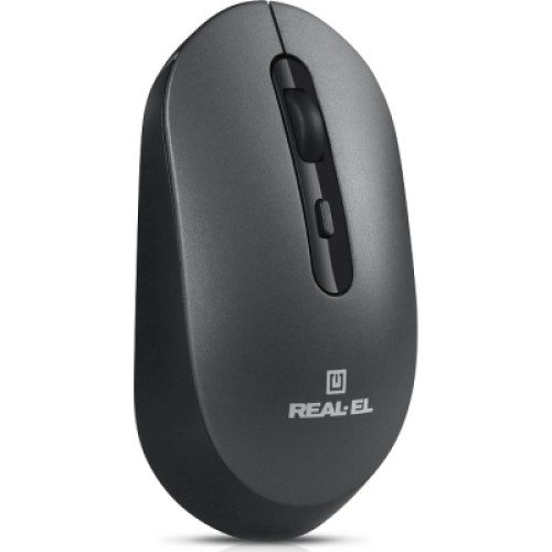 Мышка REAL-EL RM-470W Wireless/Bluetooth Dark Gray (EL123200049)