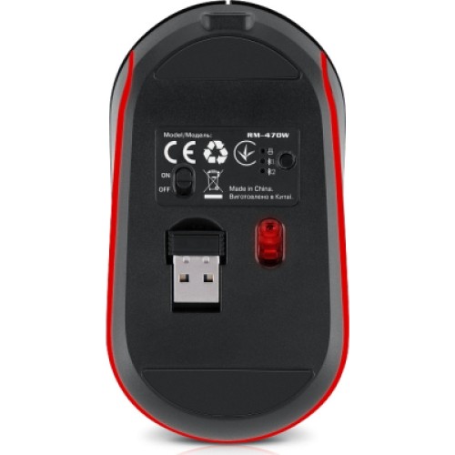 Мышка REAL-EL RM-470W Wireless/Bluetooth Dark Gray (EL123200049)