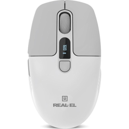 Мышка REAL-EL RM-480W Wireless/Bluetooth White (EL123200050)