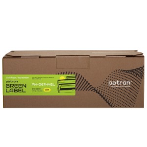 Картридж Patron Canon 067H Yellow Green Label (PN-067HYGL)