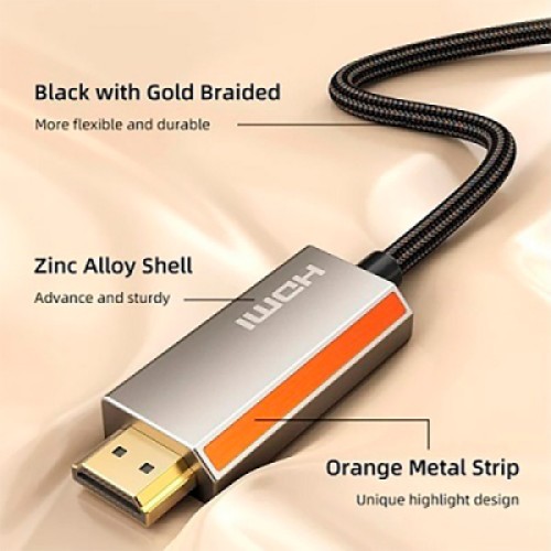 Кабель мультимедийный USB-C to HDMI 2.0m Cabletime (CA914258)