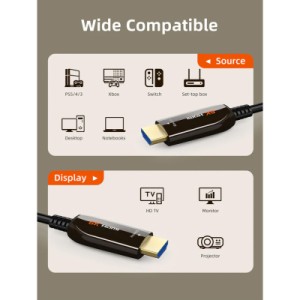 Кабель мультимедийный HDMI to HDMI 100.0m v2.1 AOC Cabletime (CA914555)