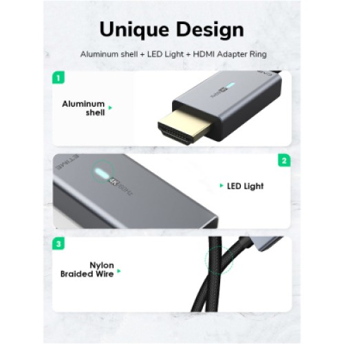 Кабель мультимедийный mini DisplayPort to HDMI 1.8m Cabletime (CA914586)